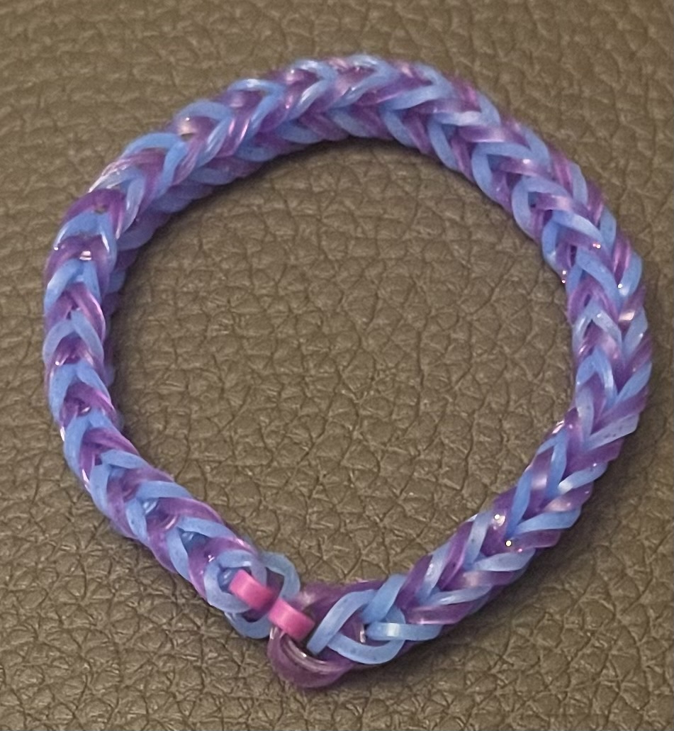 Purple and blue 