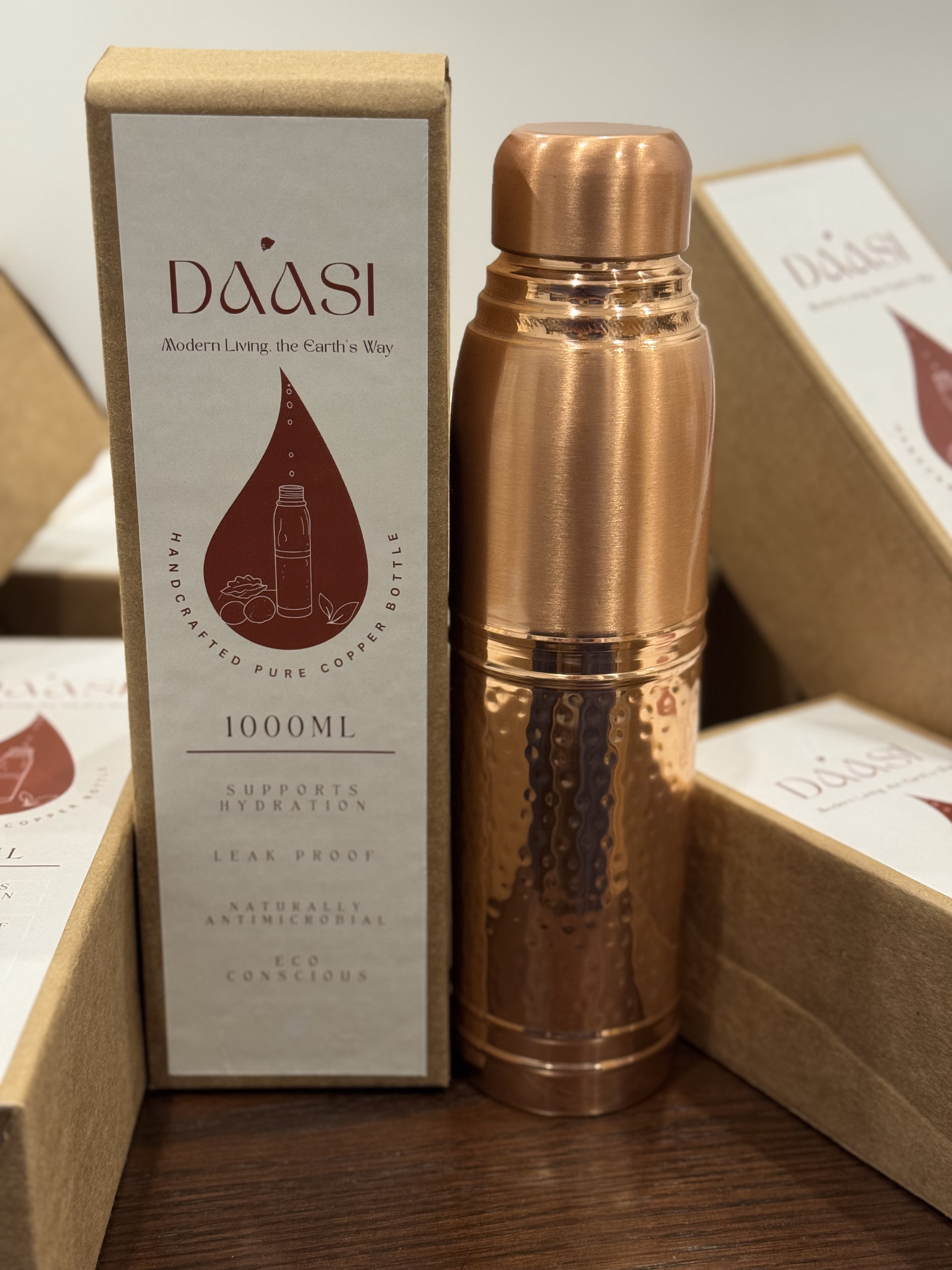 Copper water bottle